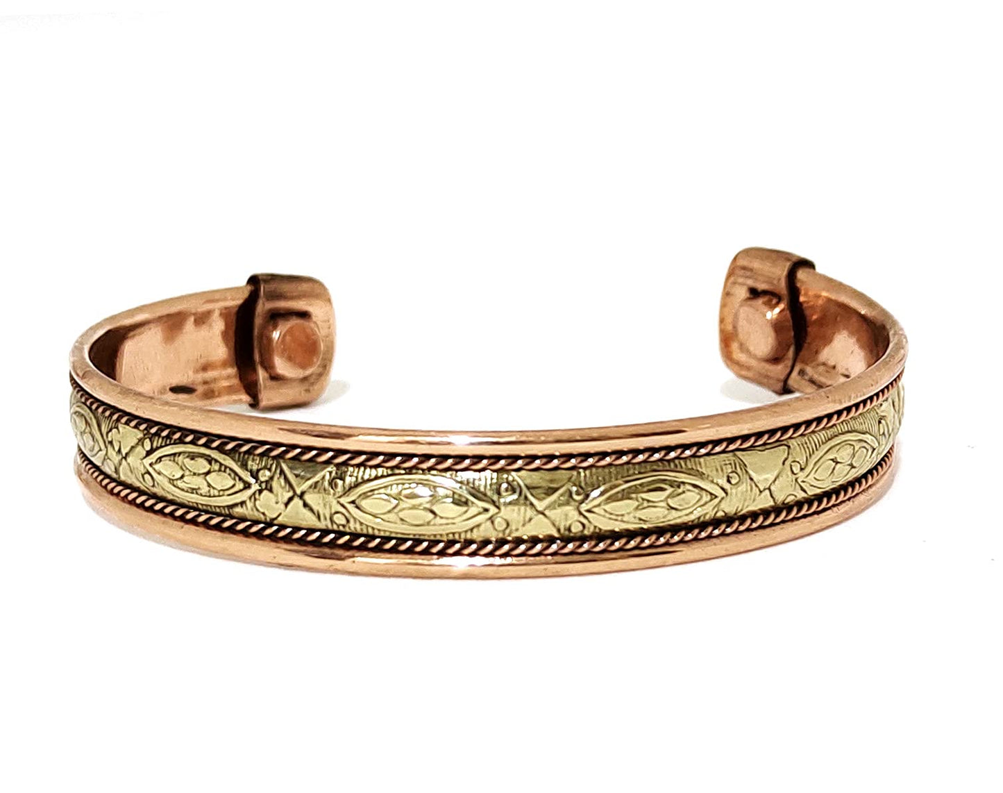 Sawcart Set Of 4 Copper Bracelet Pure Copper Therapy Effective & Natural Relief Cuff for Men's & Women's