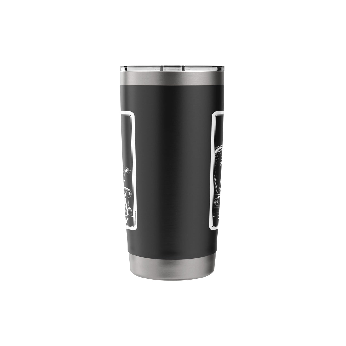 The Homebody Tarot Card Indoorsy Men Introvert Stainless Steel Insulated Tumbler