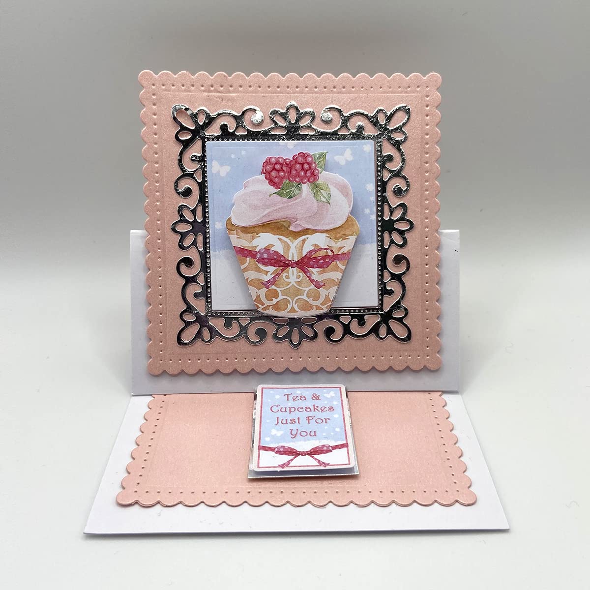 Katy Sue Designs Birthday Cake & Flowers 3D Die-Cut Decoupage Sheets for Card Making. A Pack of 12 Sheets of Birthday & Floral-Themed Die Cuts for Card Making Supplies & Scrapbooking
