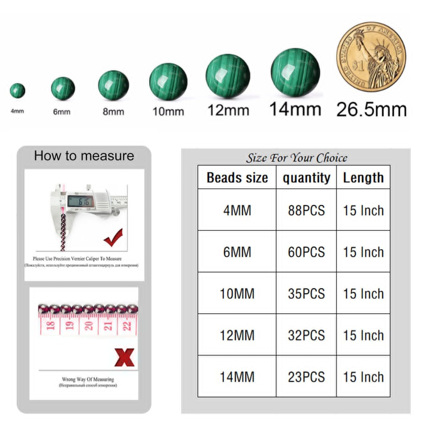 45PCS 8MM Natural Southern Jade Beads Round Loose Stone Beads for Jewelry Making DIY Energy Stone Healing Power Bracelet 15"