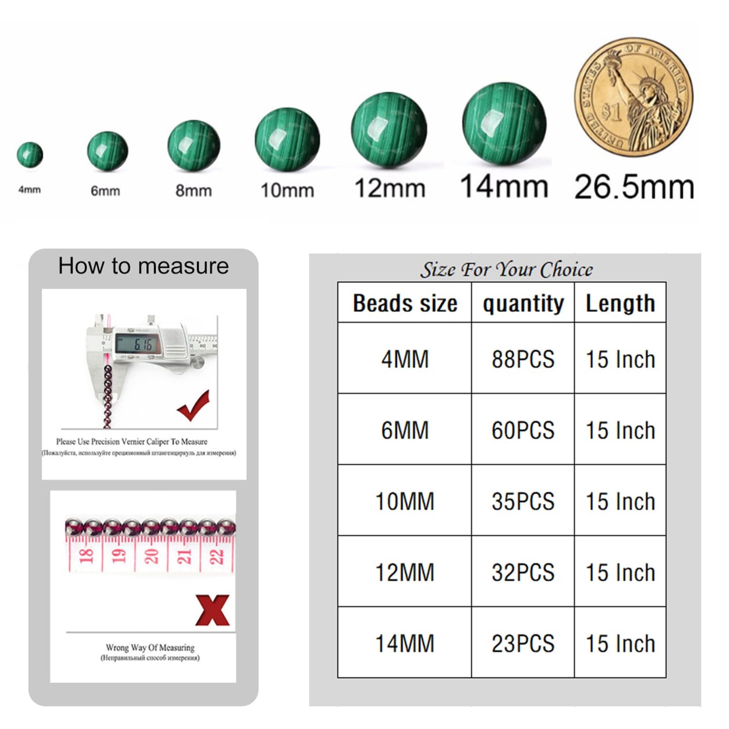 60PCS 6MM Beads Natural Rose Stone Pink Crystal Quartz Gemstones for Jewelry Making DIY 15Inches