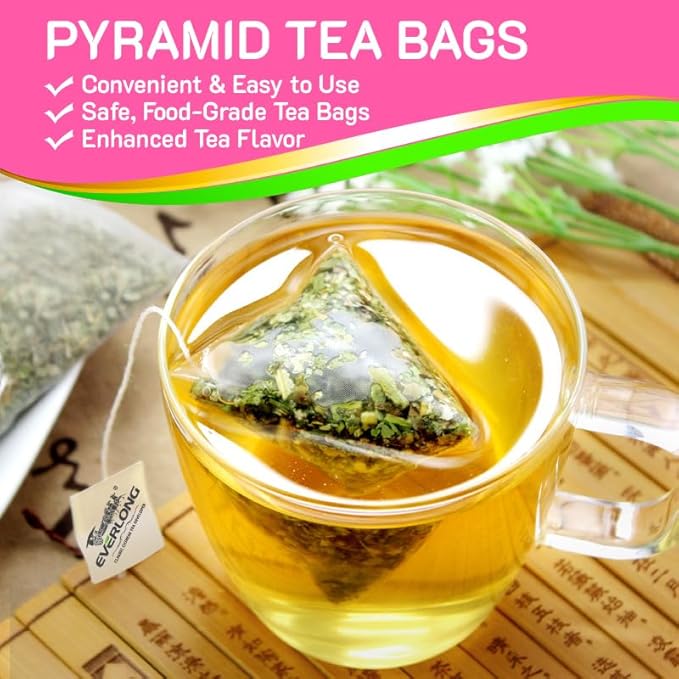 EVERLONG Colon Detox Tea - Dandelion Leaf with Senna, Gynostemma, Lotus Leaf, Spearmint for Colon Cleanse and Digestive Health, Promote Regularity - 14 Herbal Tea Bags, All Natural, Caffeine-Free