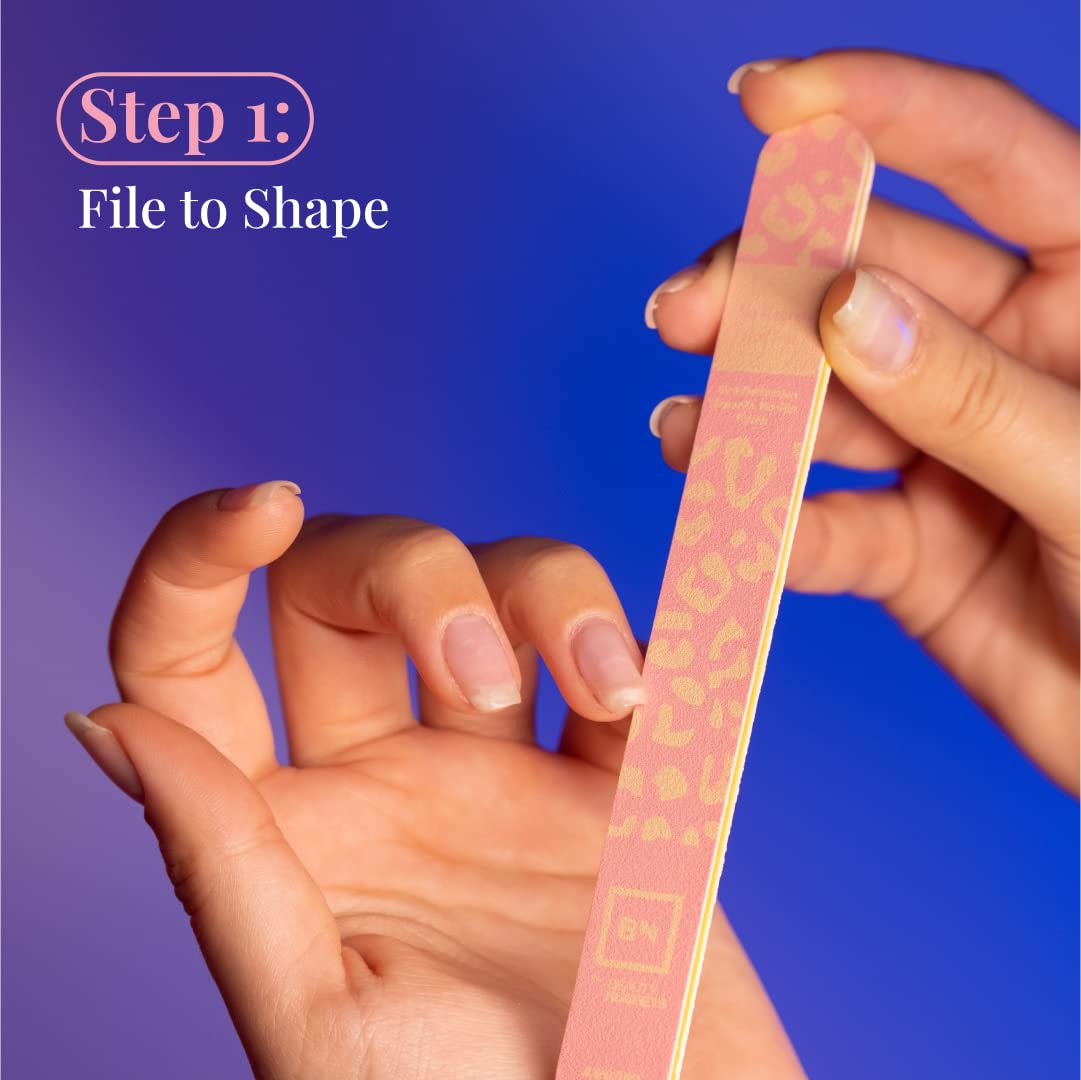 Beauty Nuggets Made My Nails Buffer, Ultimate Shine 3 Way Nail Buffing Block with Professional Nail File 120/180 Grit-Perfect All in One Manicure Tool for Smooth, Shiny, Twinkling Nails