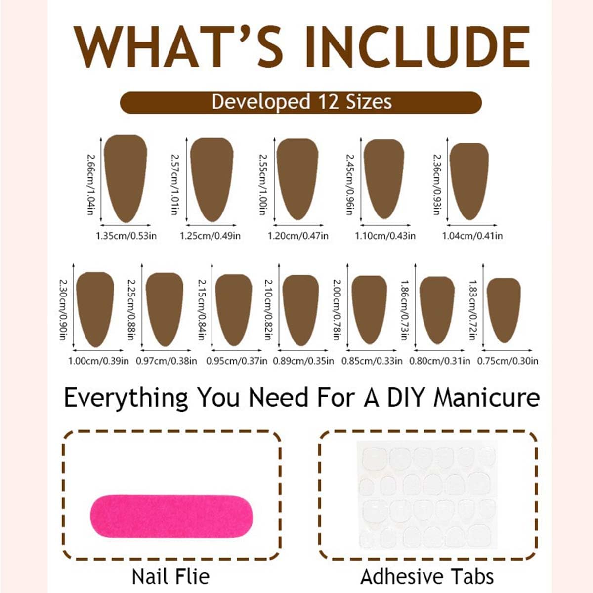Medium Press On Nails Almond Fake Nails Gradient With Glitter Design Full Cover False Nails Artificial Acrylic Nail Cute Stick On Nail For Women Manicure Decorations 24pcs