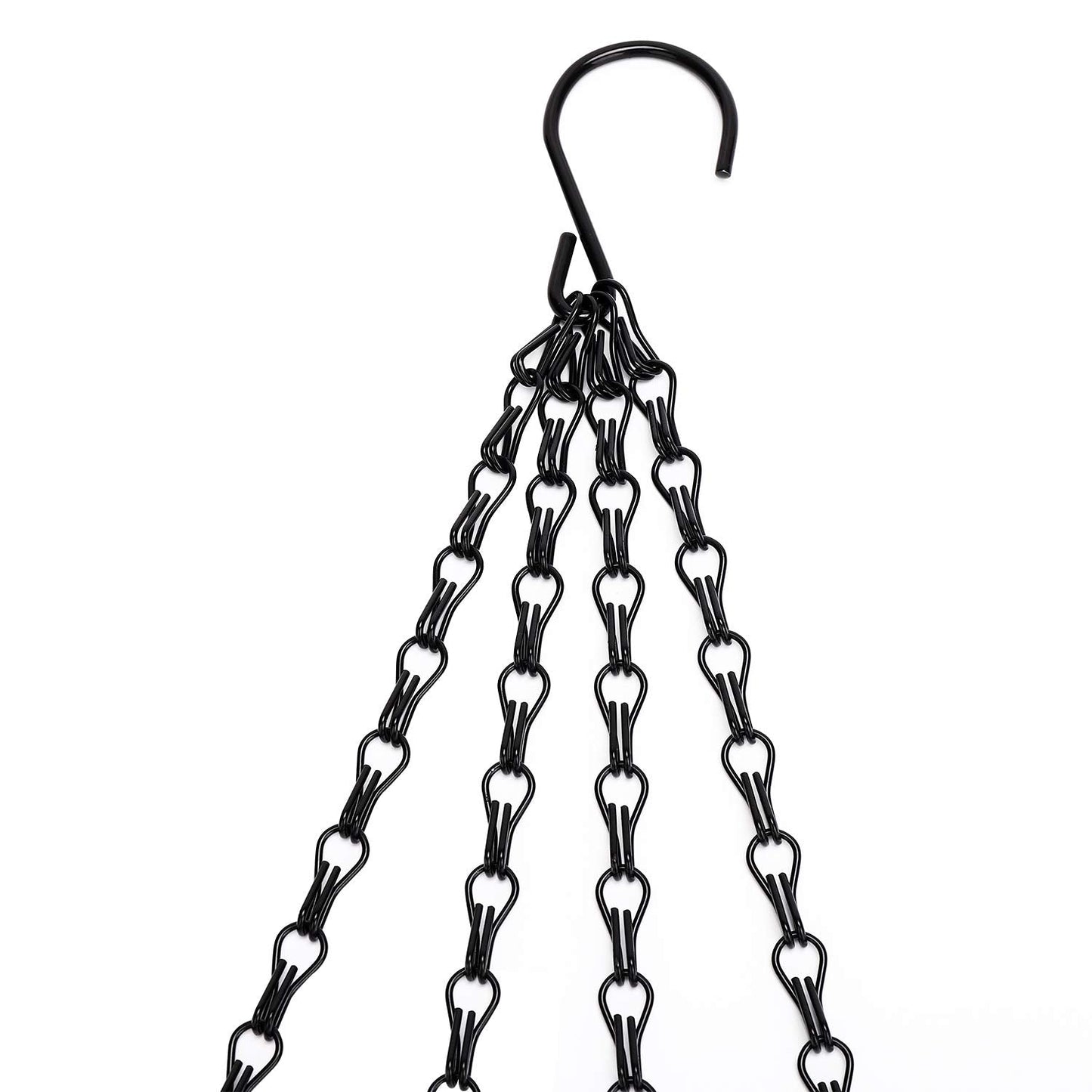 Heybe Hanging Baskets Chains 23 Inches 4 Leads Hanging Chains Flower Pot Hanger Replacement Plant Hangers for Planters and Lanterns, Pack of 3 (4 Legs)