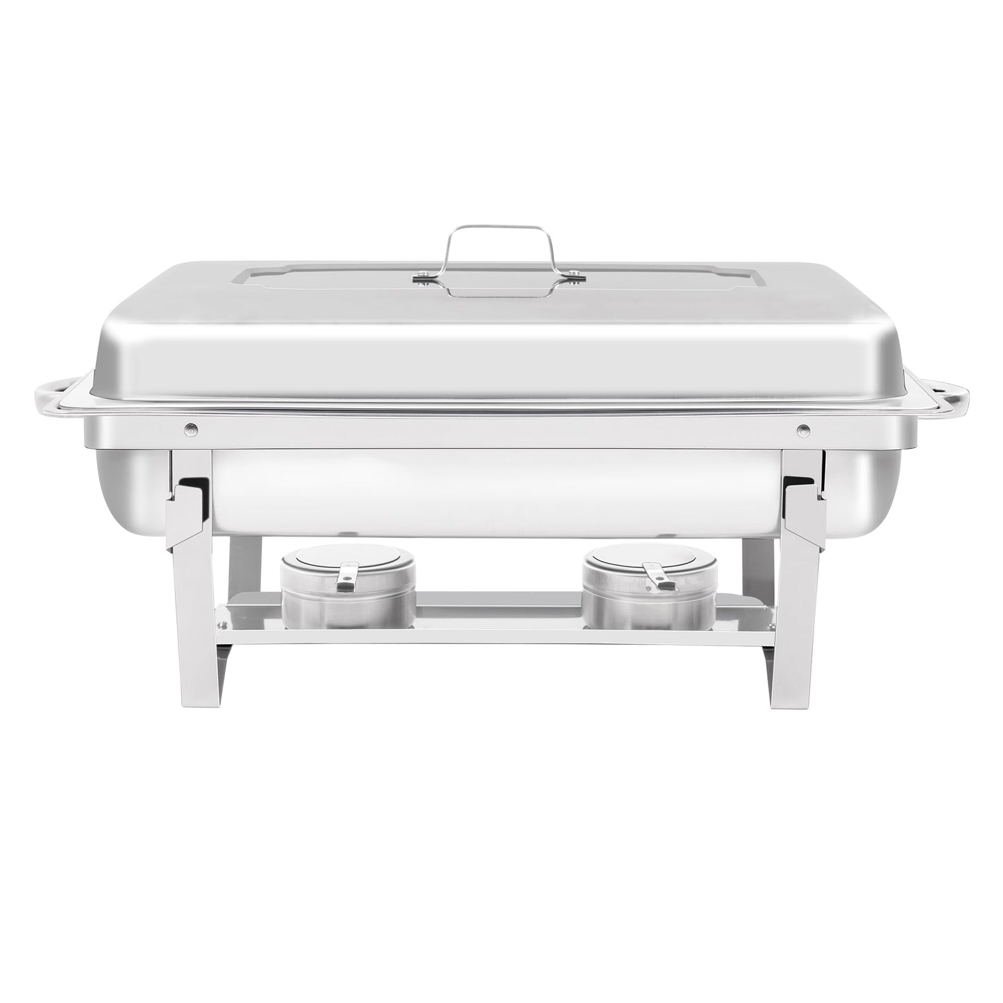 HARDURA Chafing Dish Buffet Set 4 Pack, 9.5QT Stainless Steel Chafing Dish with Lids, More Than 4 Hours of Insulation, Chafing Dishes for Buffet Servers and Warmers, Ideal for Any Party