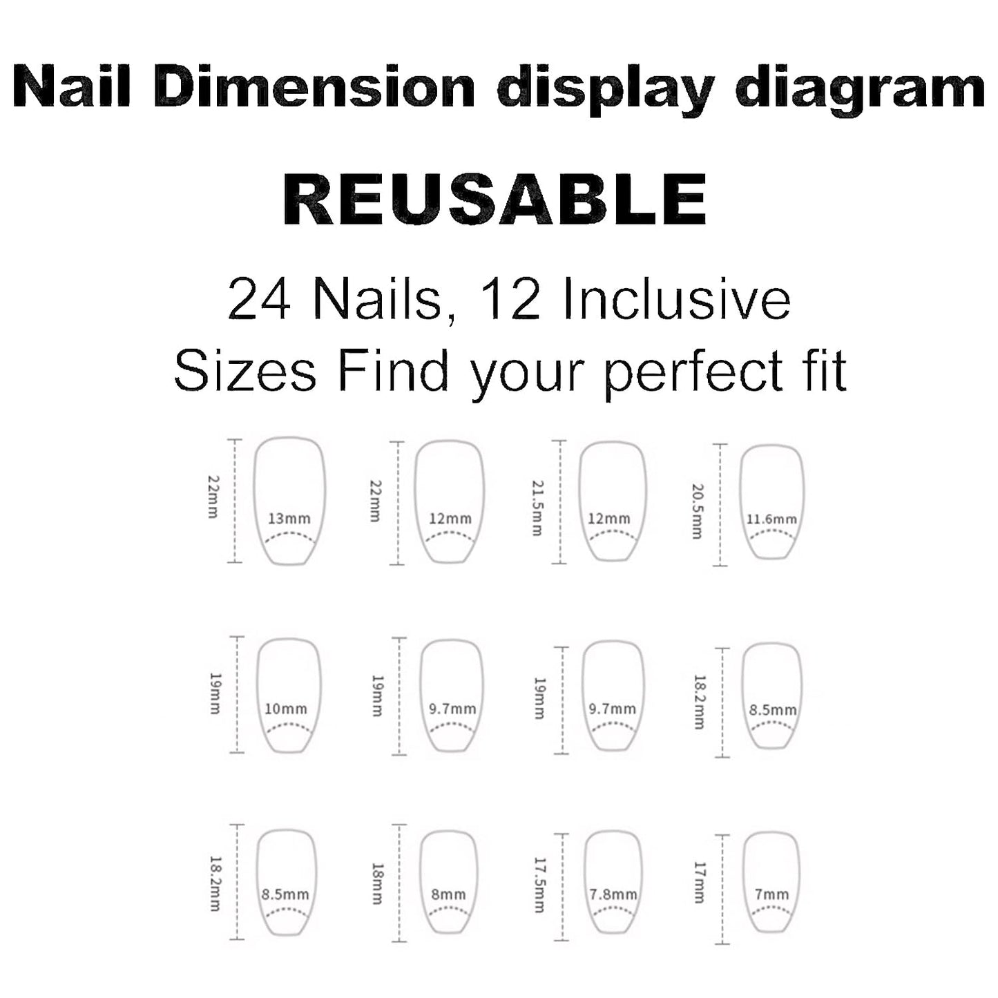 SWEKKE Medium Coffin Nude False Nails - 24pcs Full Cover Glossy Glue On Manicure Set with Nail Glue