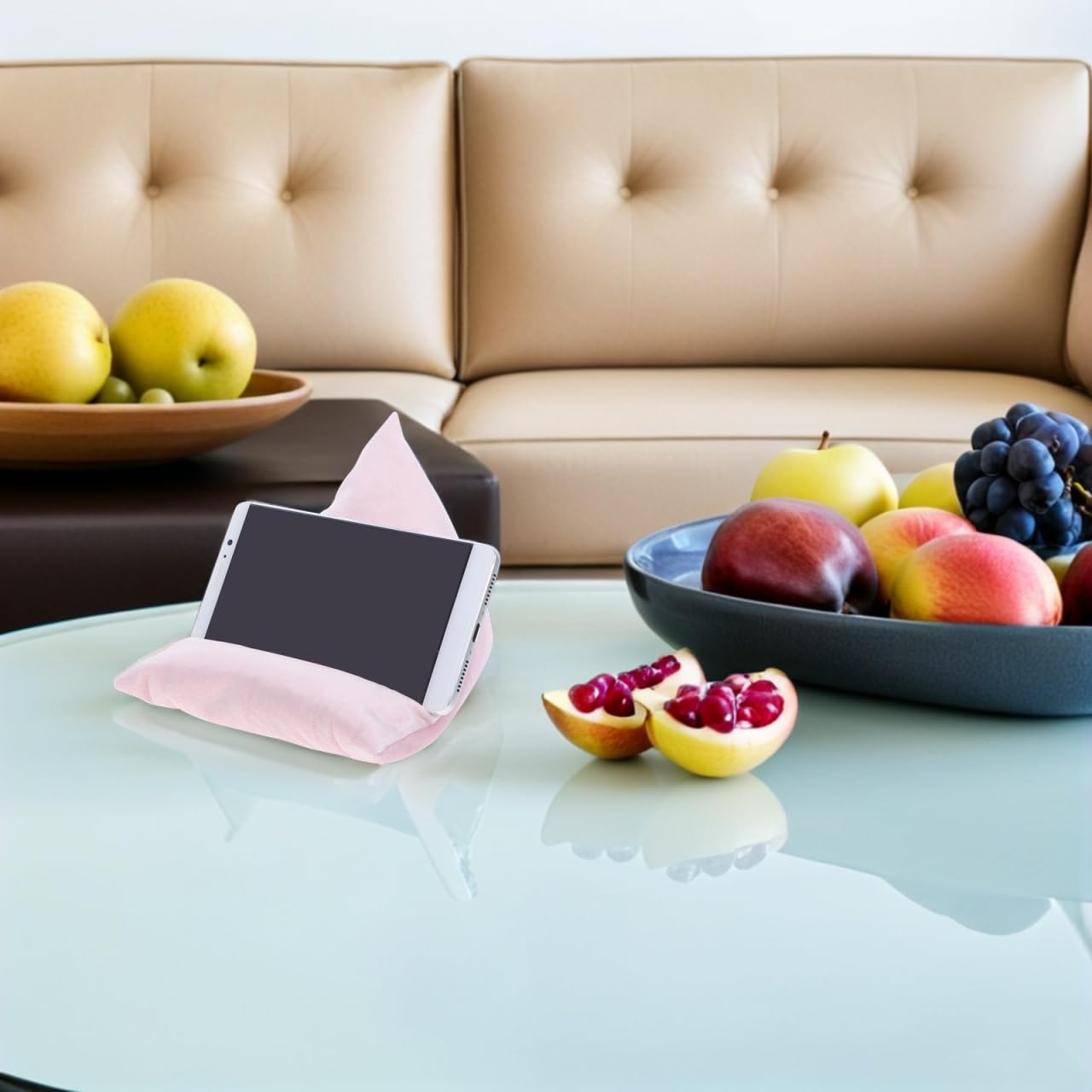 FELTECHELECTR Multi-Angle Tablet Pillow Stand Cushion for Reading Watching Videos and Browsing for Bed Couch Floor Use