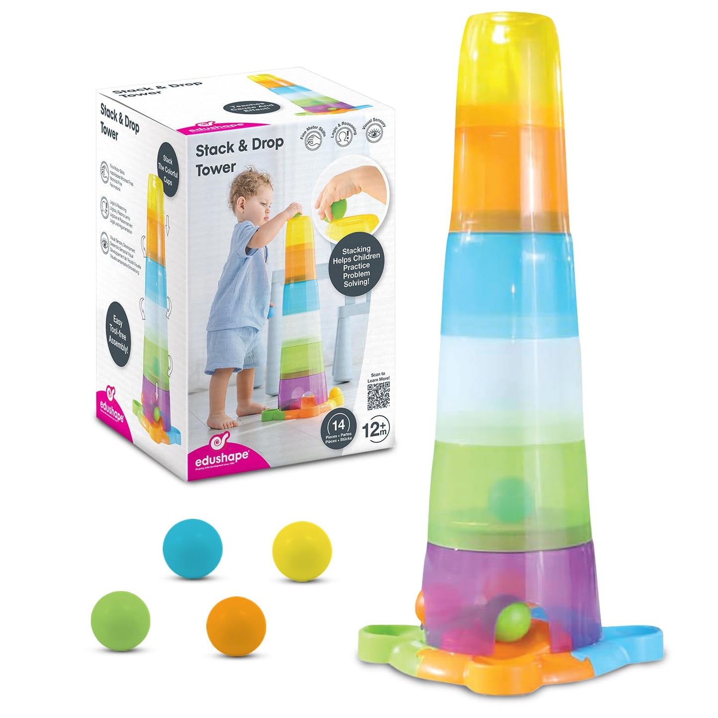 Edushape Stack & Drop Tower, Multi