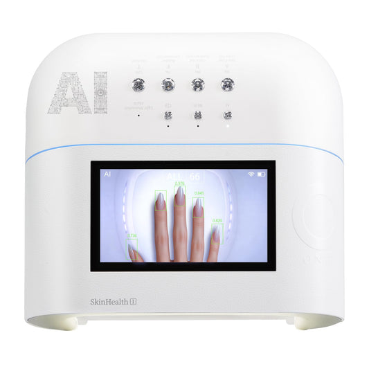 AI Health Best Nail Lamp-O NAIL AI Precision Scan,Reduce Excess UV Skin Damage-2in1 AI Computer&Nail Dryer with HD Visible Screen,109 LEDs 2X Faster Curing,Nail Curing Lamp for Salon and Home