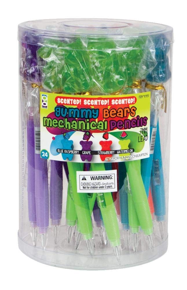 Raymond Geddes Gummy Bear Scented Assortment Mechanical Pencil (Pack of 24)