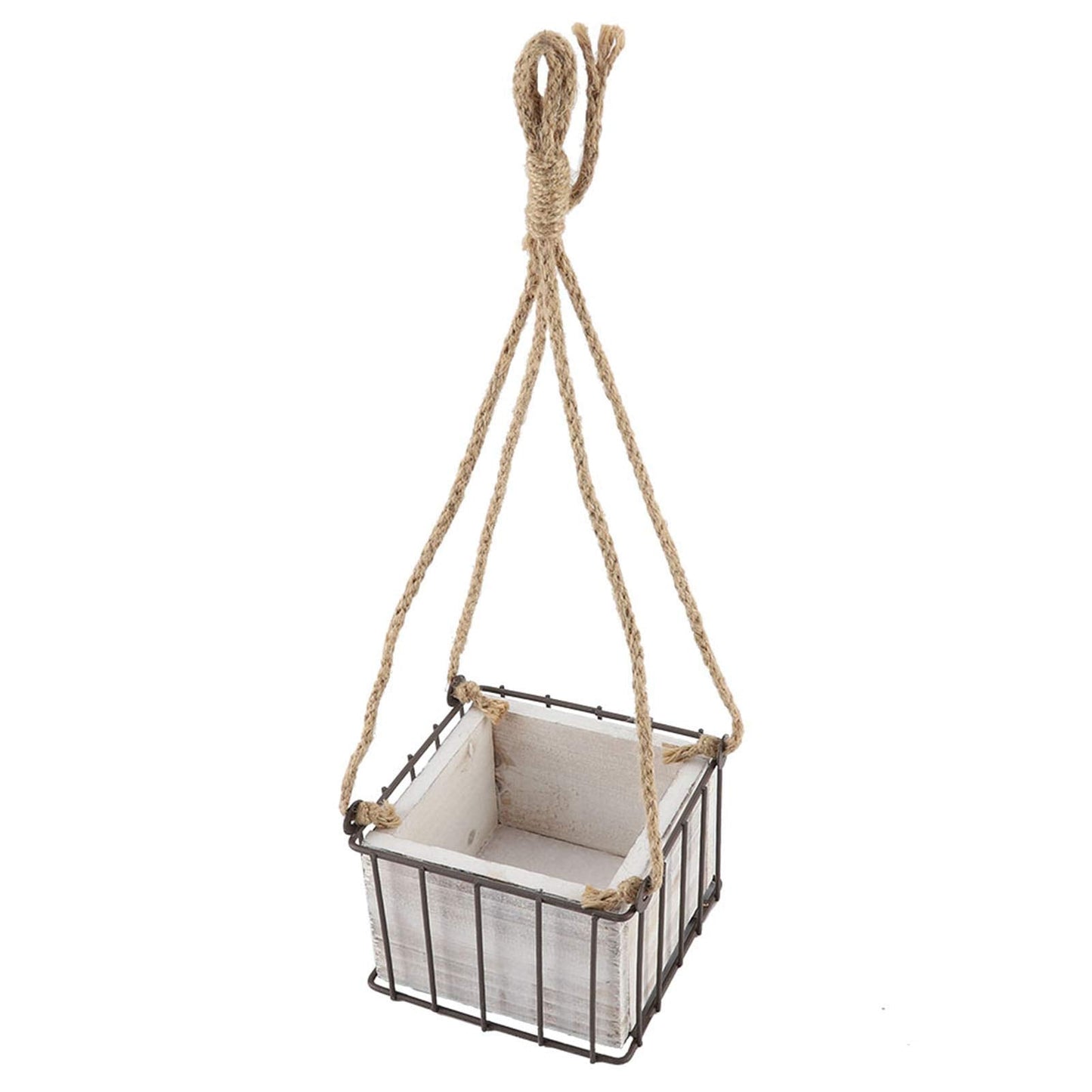 Yosoo Hanging Baskets for Plants, Home Garden Wall Storage Planter Hangings Decor Flower Plant Hanging Basket Flowerpot