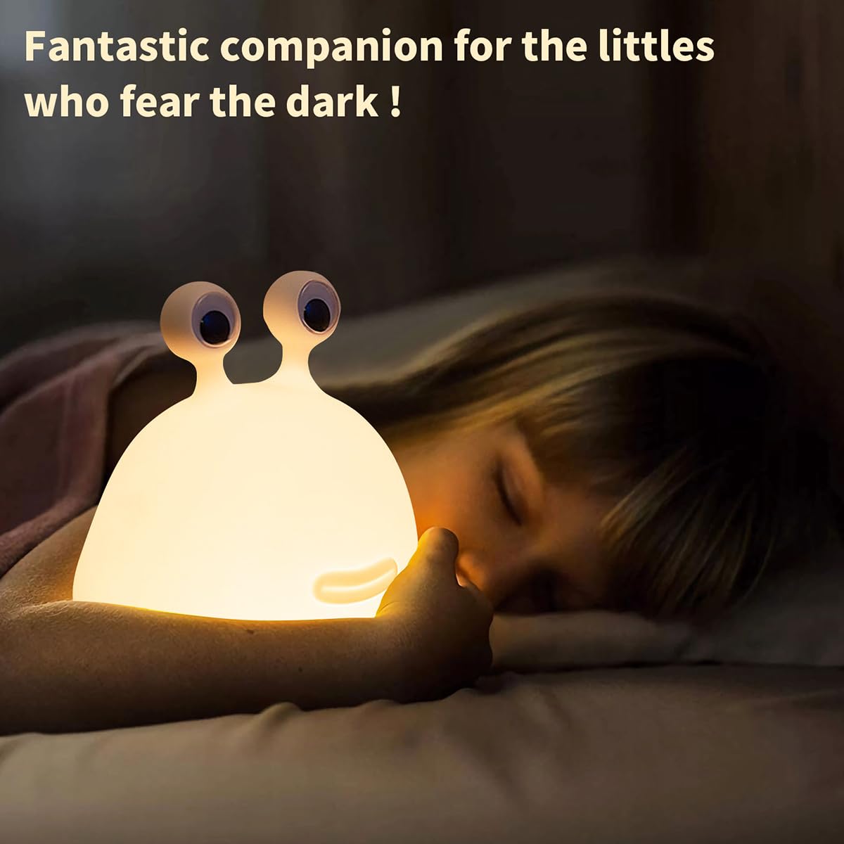ipalmay Home Night Lights for Kids USB Rechargeable Lamps, ABS+PC Bedside Lamp for Breastfeeding, Touch Control&Timer Setting, White