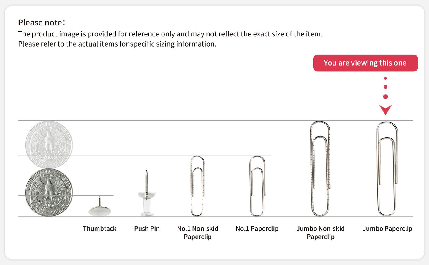 PAPERPAL Paperclips for Office School & Personal Use, Jumbo Smooth Paper Clip (2"), 300 Large Paper Clips (3 Boxes of 100 Each), Silver