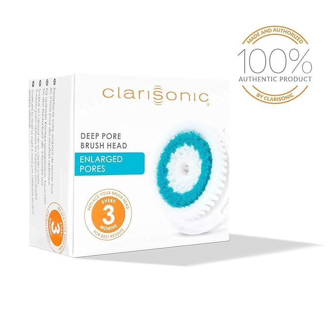 Deep Pore Facial Cleansing Brush Head Replacement | Compatible with Mia 1, Mia 2, Mia Fit, Alpha Fit, Smart Profile Uplift and Alpha Fit X, 1 Pack