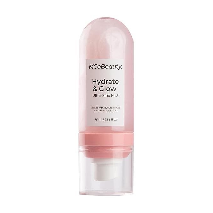 MCoBeauty Hydrate & Glow Ultra-Fine Mist - Shimmering Face & Body Spray, Vegan, Cruelty Free Cosmetics