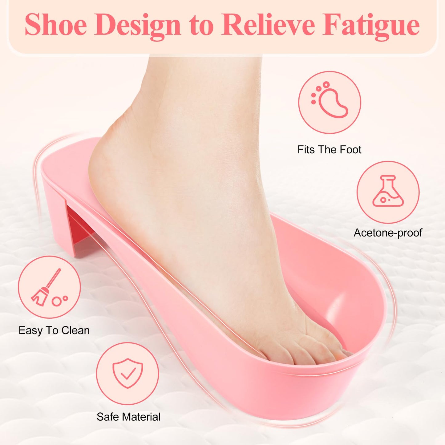 LIONVISON Acetone Nail Soaking Bowl: Soak Off Gel Polish Nail Remover Kit - Acetone Bowl for Nails Dip Powder Removal - Manicure Nail Soak Off Bowl for Nail Art
