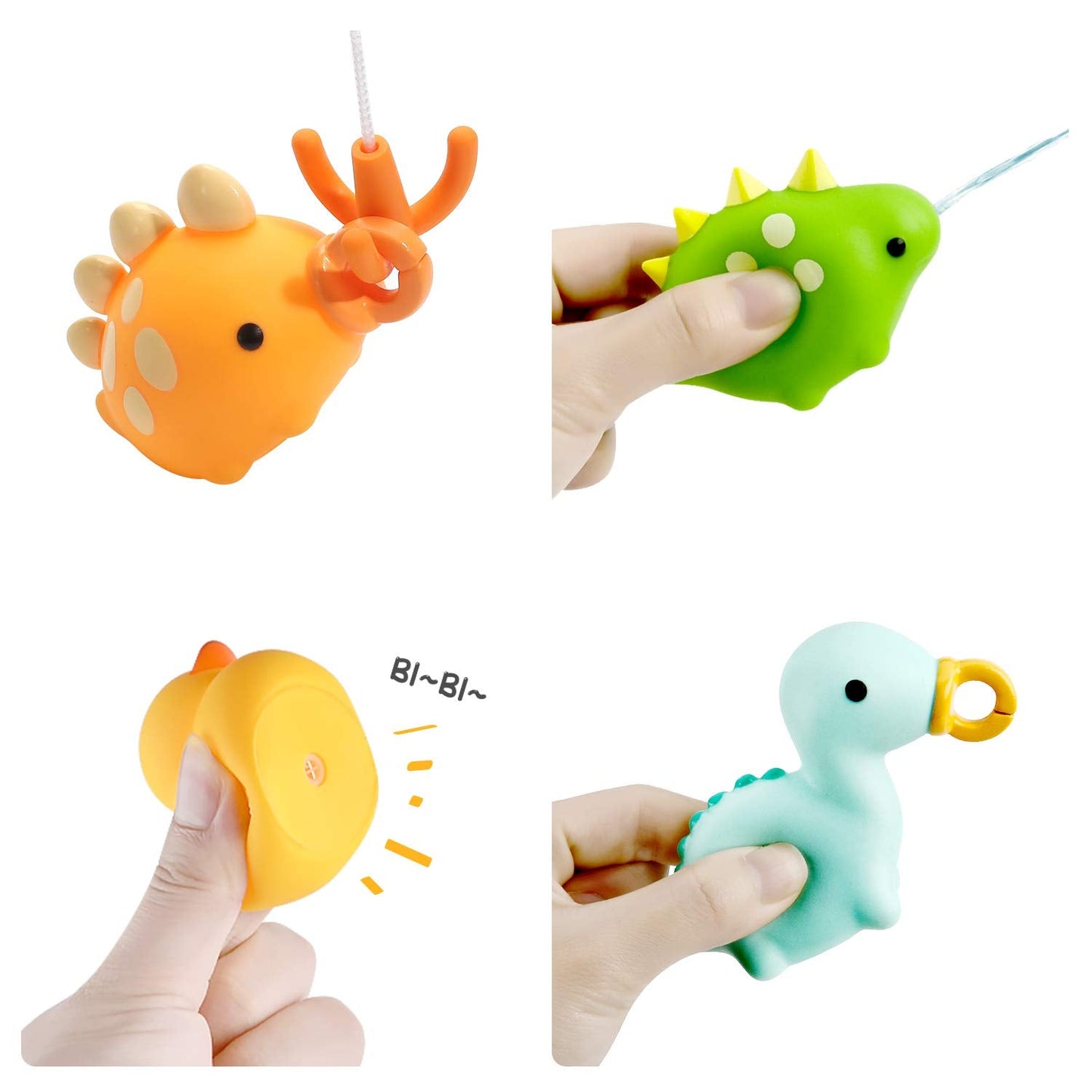33 PCS Bath Toys for Toddlers and Babies, Bathtub Toy Set with Shower, Rubber Ducks, Floating Toys