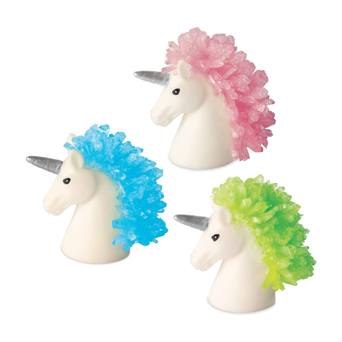 MindWare Crystal Growing Kit Unicorns – STEM Science Experiment for Kids, Grow Sparkling Crystals on Unicorn Figurines, Ages 8 and Up