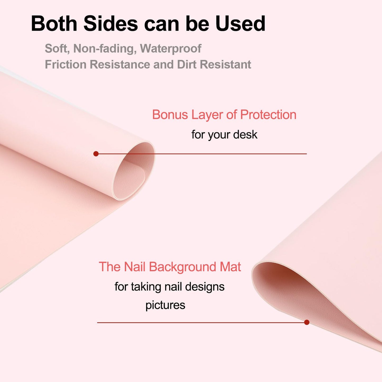 Arm Rest for Nails Tech with Nail Table Mat and Phone Holder,Adjustable Base U-shaped Manicure Nail Hand Rest Stand Pillow Cushion(Pink)