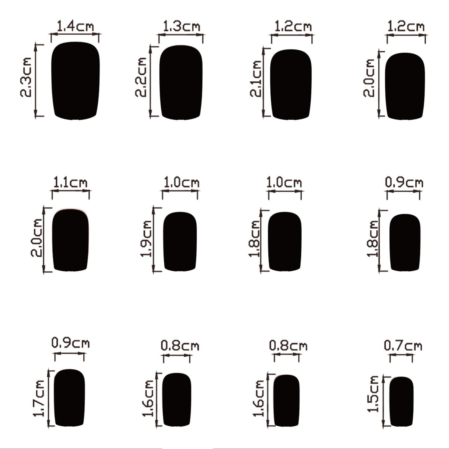 LWTZLW Christmas Press on Nails White Red French Tip Medium Square False Nails Gift Glitter Glue on Nail Snowflake Design Acrylic Fake Nails Winter Artificial Glossy Nail Reusable for Women