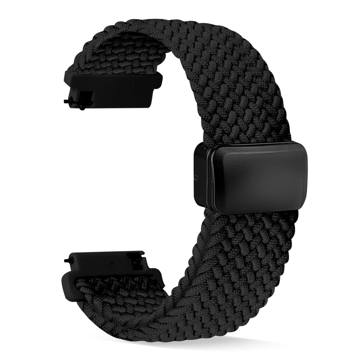 SIMYYO Nylon Magnetic Bands Quick Release Braided Nylon Watch Bands Stretchy Sport Replacement Strap for Men and Women 18mm 19mm 20mm 22mm
