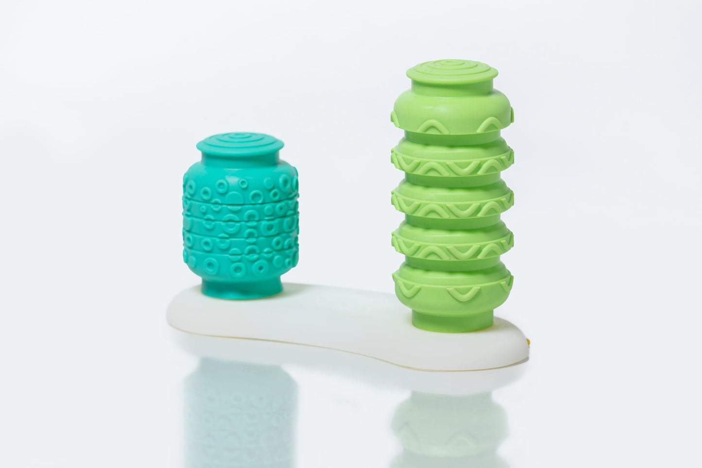 KRUMPLES BOP & POP – Sensory Silicone Toy for Ages 6 Months and Up | Two Connected Squishy Pods that Pop Up & Down | Safe, BPA-Free, Developmental Fidget Toy