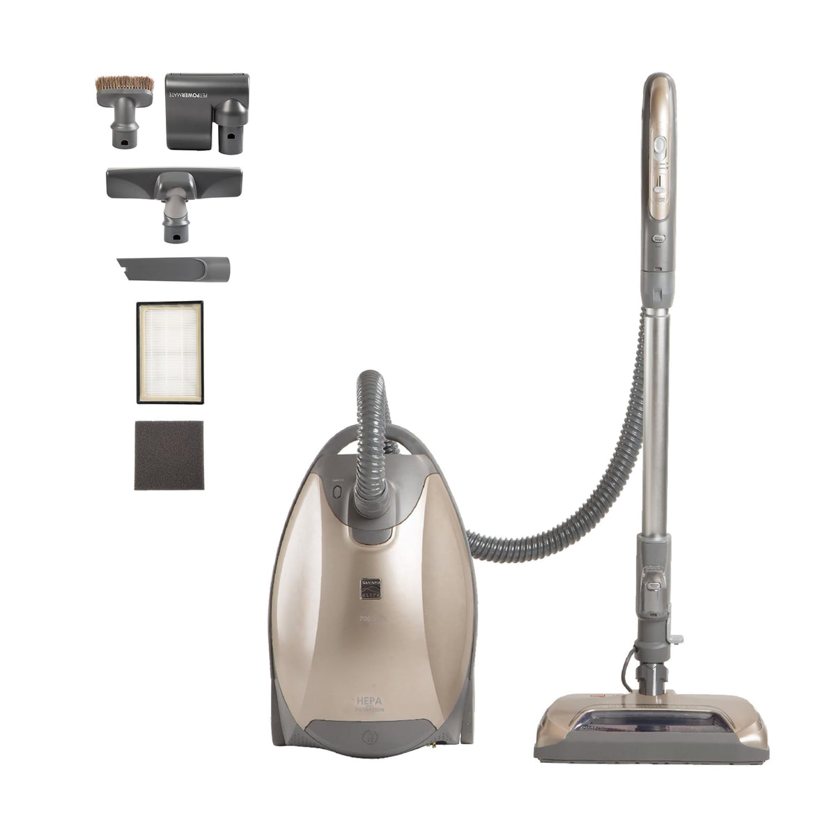 Elite Ultra Plush 700 Series Bagged Canister Vacuum