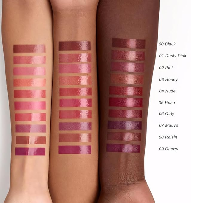 Kaely Dusty Pink Honey Lipstick Tinted Lip Balm, Hydrating Shine Lipstick for Women Dry Lips, Moisturizing Nourishing Glossy Lip Gloss Stain Makeup, Sheer Lightweight, Vegan & Cruelty-Free, 01