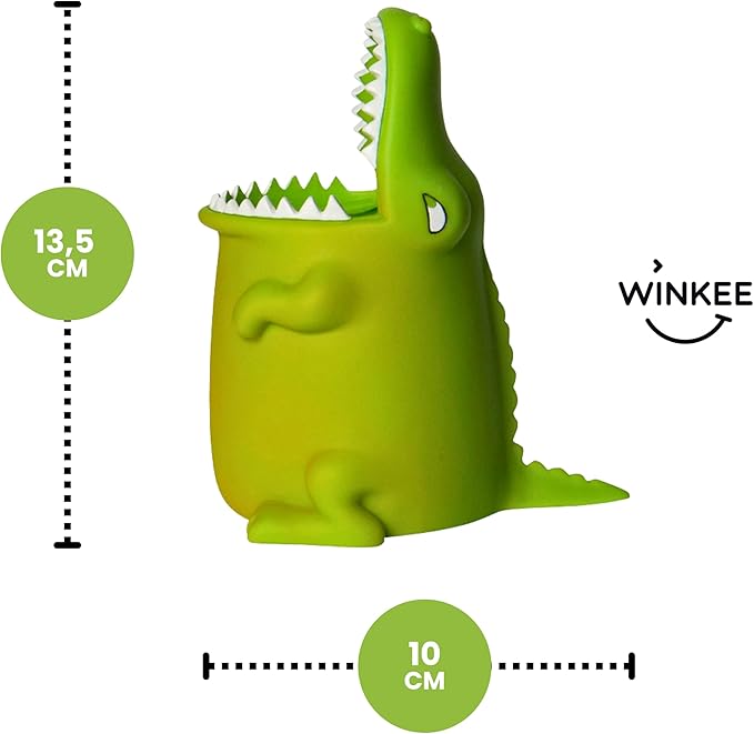 Winkee - Toothbrush Holder Alligator I Practical & Versatile I Custom Toothbrush