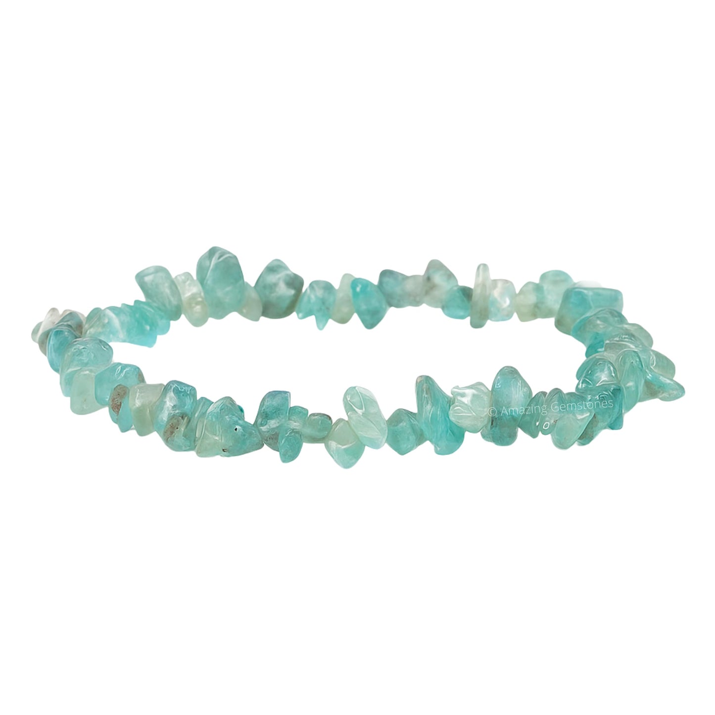Amazing Gemstone Chips Bracelet (Apatite)