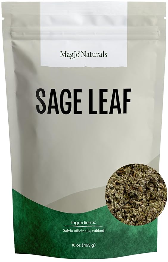 MagJo Naturals, Rubbed Sage (1 Pound Bag) bulk Salvia officinalis