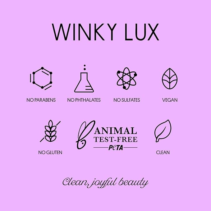 Winky Lux Aurora Glimmer Balm – Nourishing pH Lip Balm with Color Changing Mauve Tint, Hydrating Ceramides Soften and Hydrates Lips, Coconut Scent