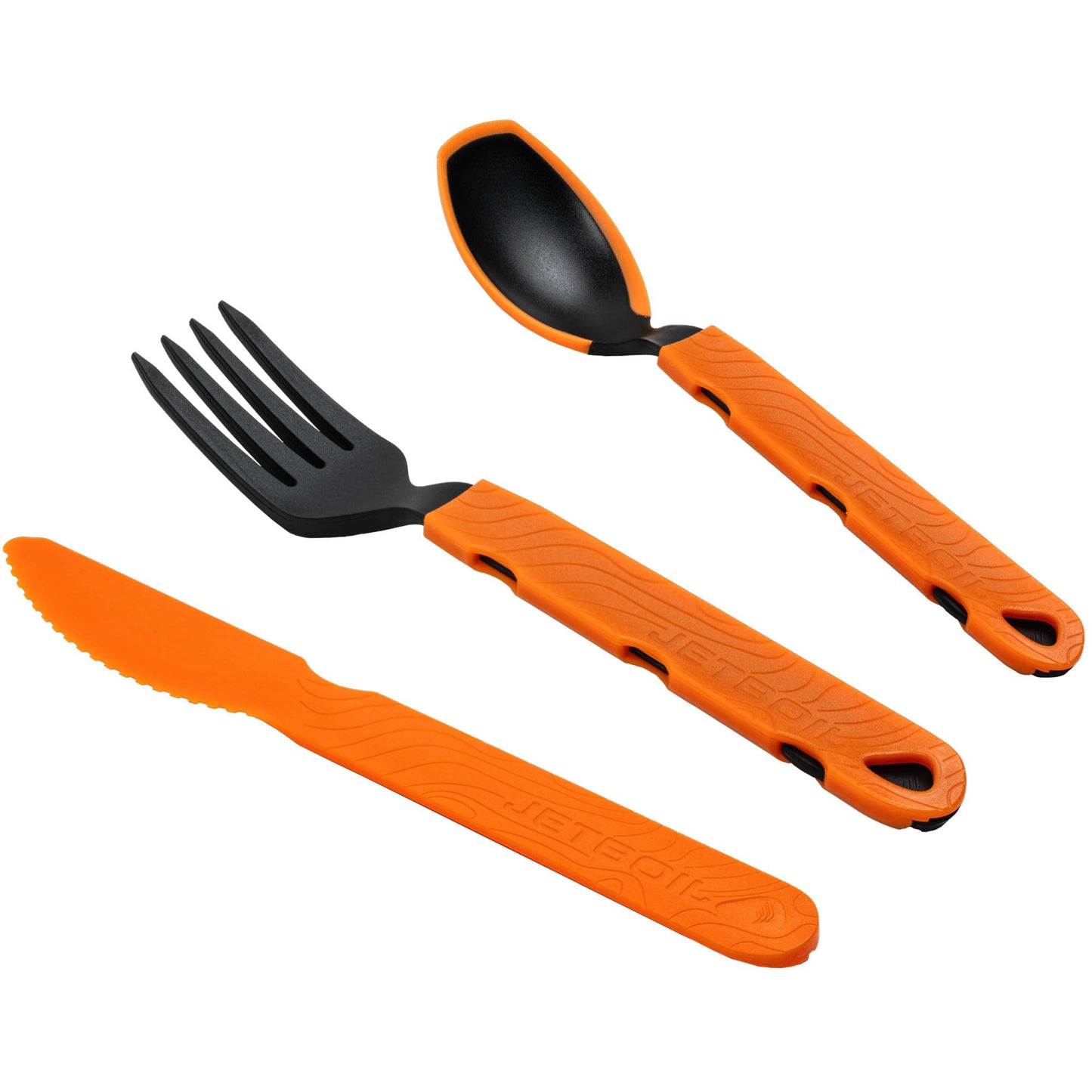 Jetboil TrailWare Backpacking and Camping Utensil Set, Extendable Fork, Knife and Spoon