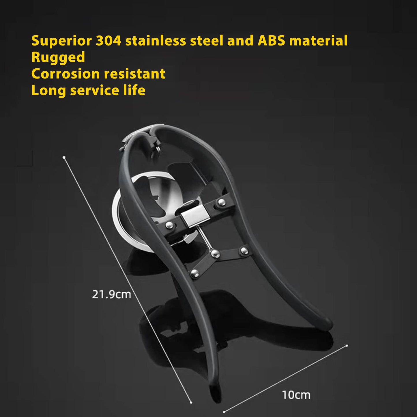 Egg Cracker, Stainless Steel Egg Separator, Professional Handheld Automatic Quick Egg Opener Egg Separator for Kitchen Tools