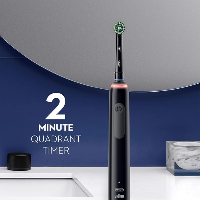 Oral-B Smart 1500 Electric Power Rechargeable Battery Toothbrush, Black