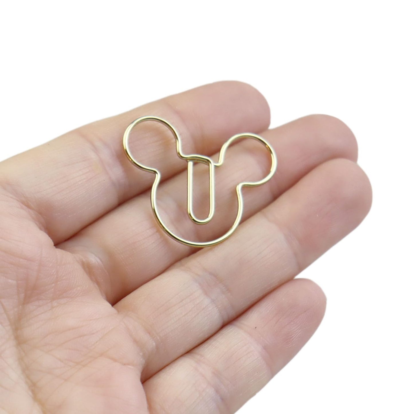 20 Pack Mouse Head Paper Clips Bookmark Clamp for Documents Books Organized Scrapbooks Calendars Album Envelope