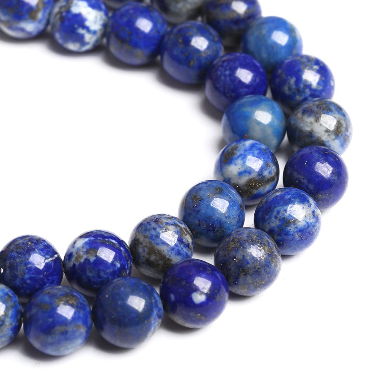6MM 60PCS Natural Stone Blue Lapis Lazuli A Grade Gemstone Beads for Jewelry Making DIY Bracelet Crystal 1 Strand