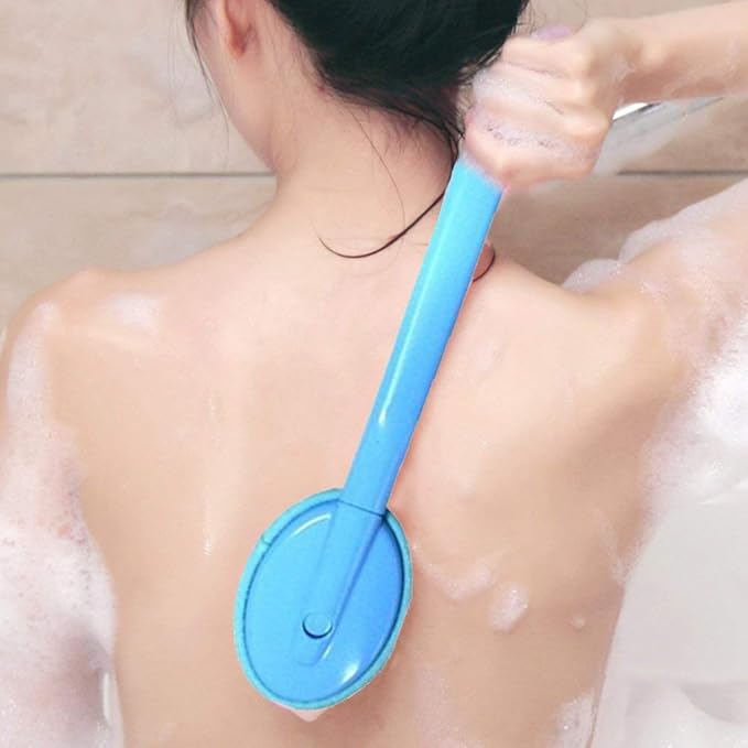 Easy Lotion Applicator, Back Rubs Massager Bath Brush, Extra Long Handle, Easily Self Apply Lotions, Great for Body Care