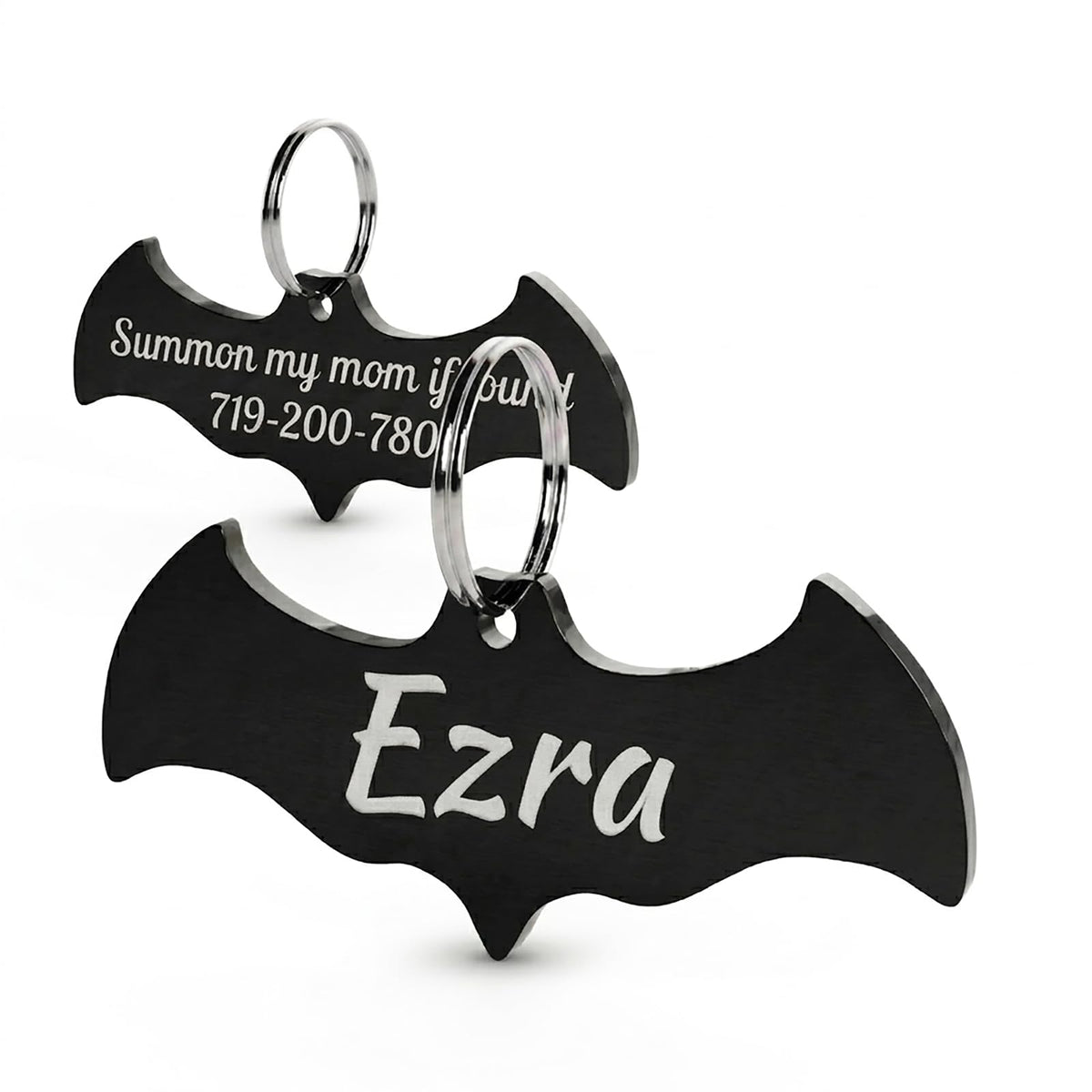 Personalized Cloud Pet ID Tags for Dogs and Cats - Custom Engraved Dog Tags with Name, Phone Number & Address - Double Sided Shiny Metal Cat Name Tag, Anti-Lost Pet Collar Charm, 5 Colors