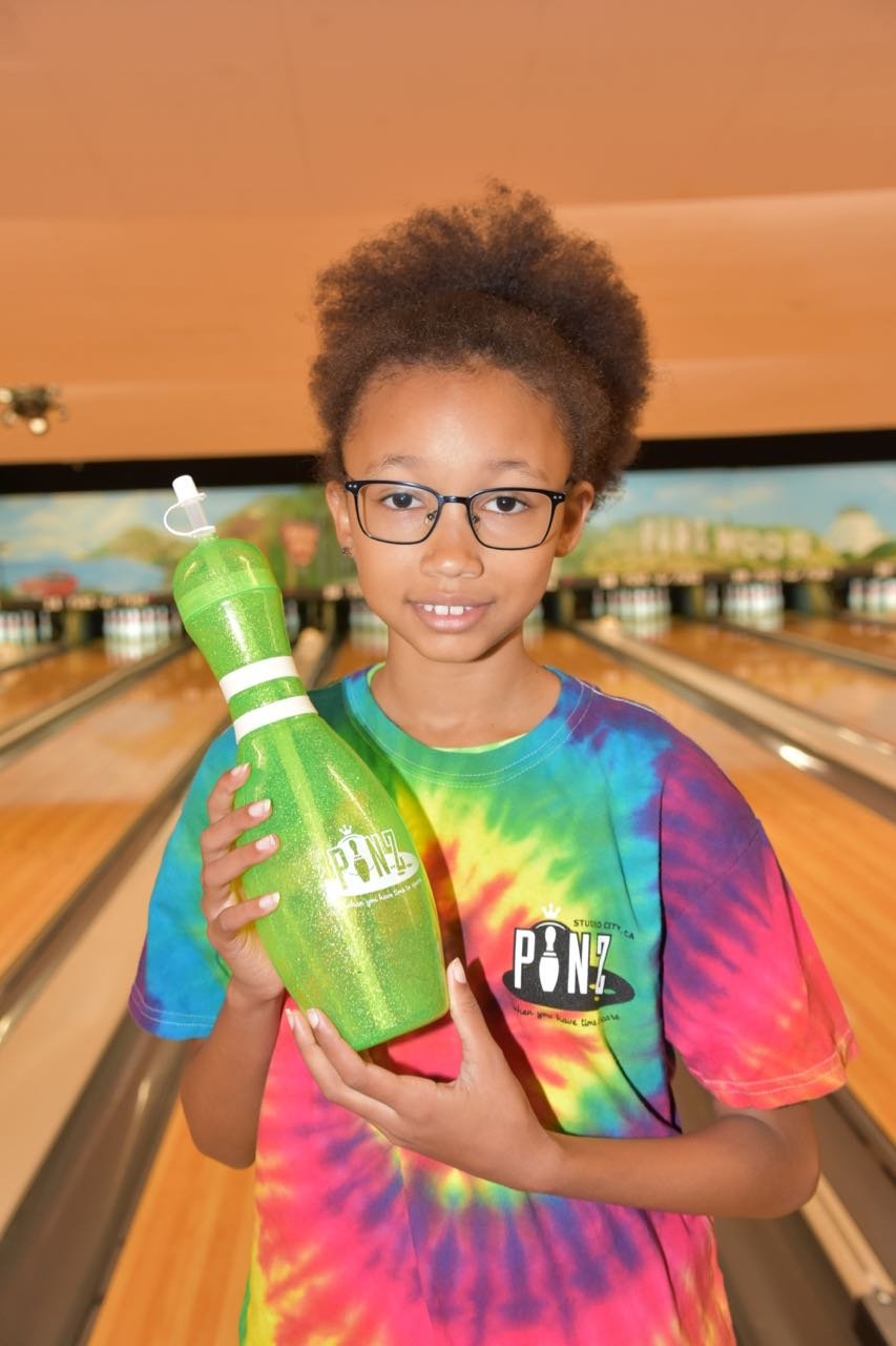 Large Bowling Pin Water Bottles Assorted Colors - 6 Pack