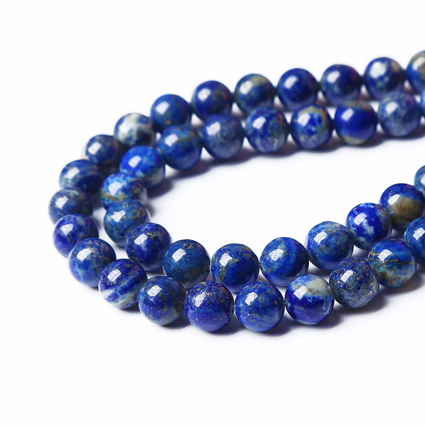 AAA+ Natural Lapis Lazuli Gemstone Beads 6mm 60PCS Round Loose Stone Beads for Jewelry Making DIY Bracelets Necklace Earrings