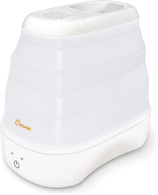 1 Gal. Warm Mist Collapsible Humidifier, White, Top Fill, for Medium Rooms Up to 500 sq. ft.