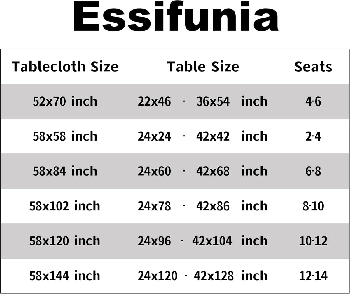 Classic Gingham Plaid Tablecloth Fabric