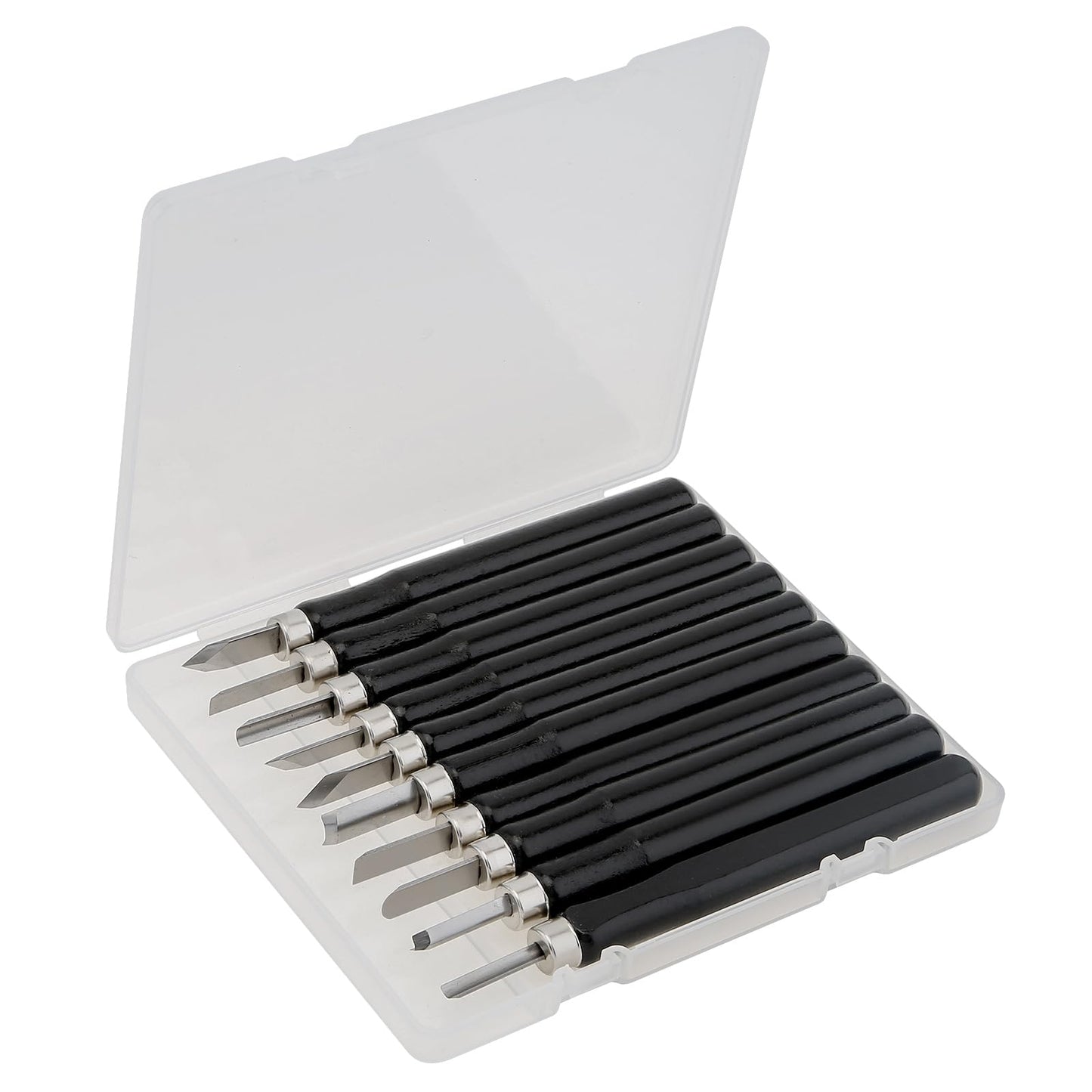 Omninmo Wood Carving Knife Set - 10 PCS Hand Carving Tool Set Whittling Knife Art Craft Caving Tool Kit for DIY Sculpture
