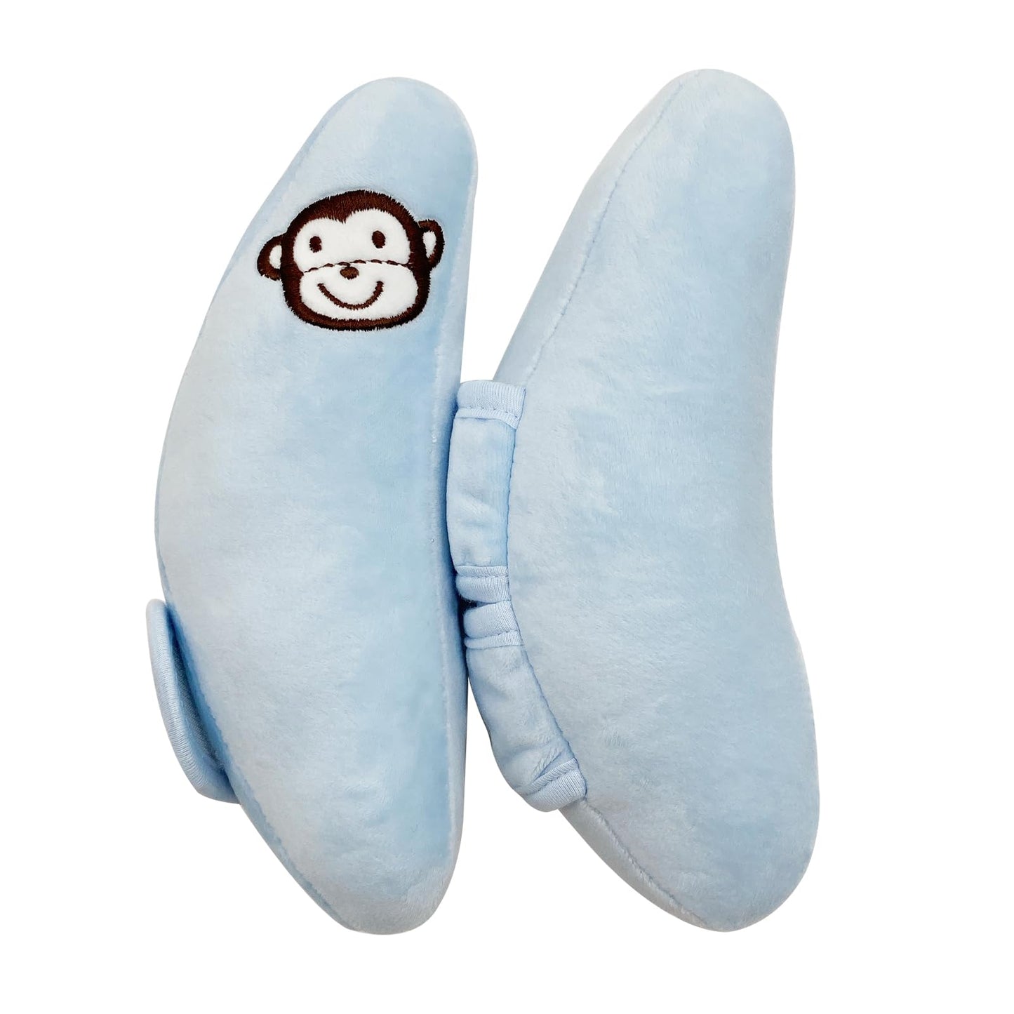 StoHua Adjustable Baby Head Neck Support Pillow,Baby Travel Pillow Cushion for Car Seat,Stroller Headrest Pillow for Infants,Head and Neck Support Pillow for Pushchair,Blue