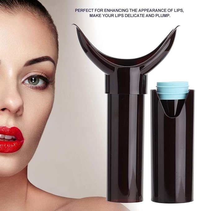 Lip Plumper Device,Lip Plumper, Lip Plumper Tool Lip Plumper Suction Portable Enhancer Manual Enhancement Accessory Lips Beauty Toollip Plumper Device (Dark Red)