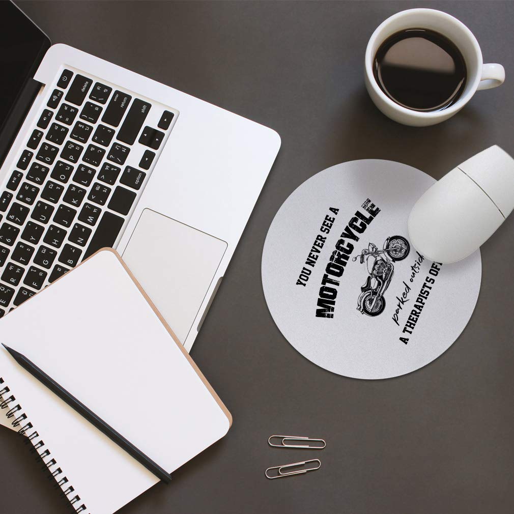 Mouse Pad Outside a Therapist's Office Neoprene Office Mouse Mat - Square Shape