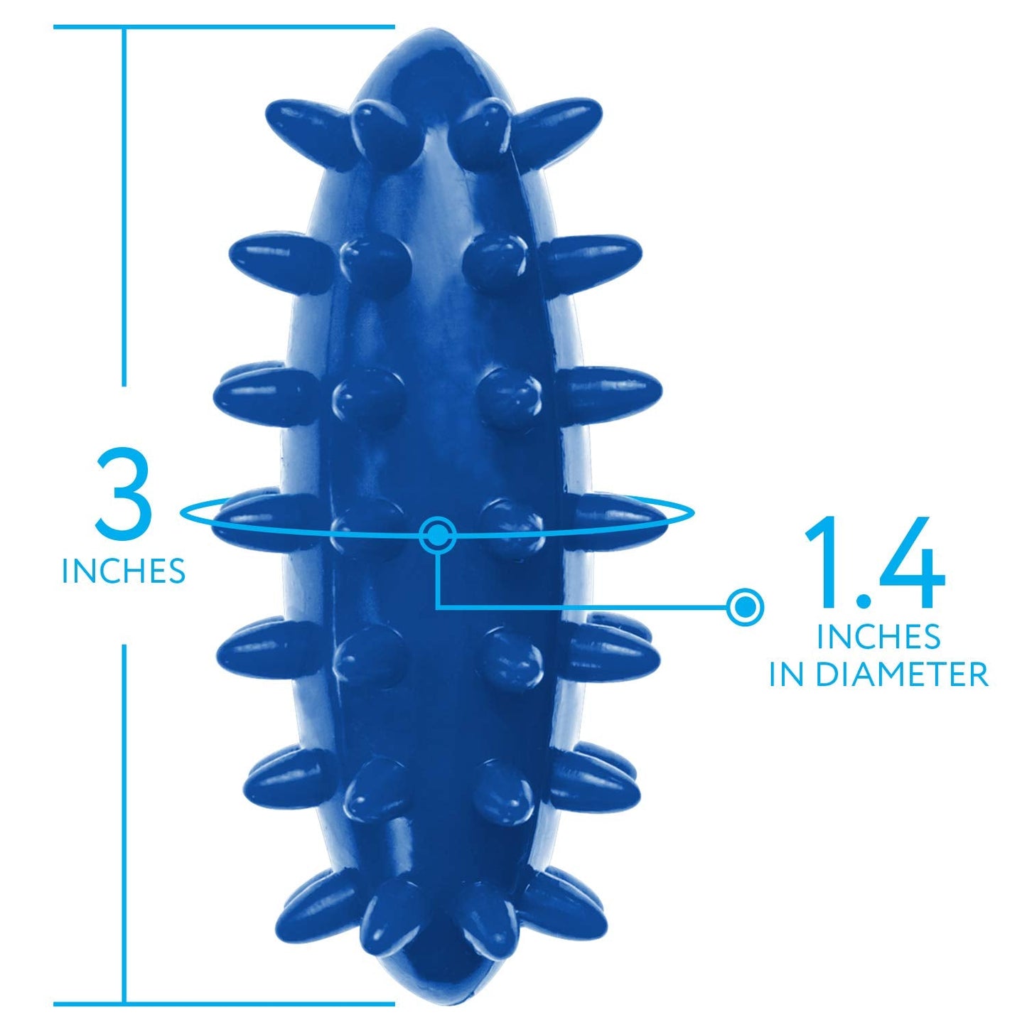 IMPRESA Spiky Sensory Roller - Multicolor 3-Pack, 3 in L x 1.4 in Dia Tactile Sensory Brush Roller for Kids - Stress Relief & Focus - Animal-Themed Monkey Spiky Fidget