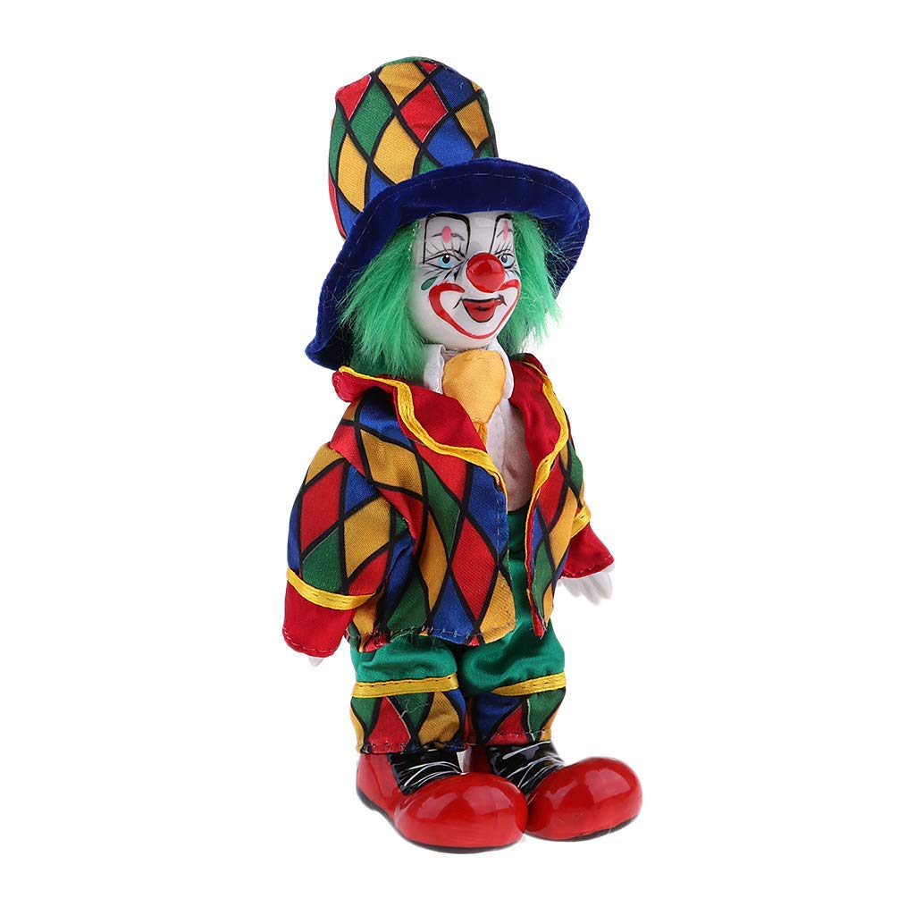 KODORIA Clown Doll Clown Figure Doll Halloween Ornaments Home Table Desk Top Decor - #4